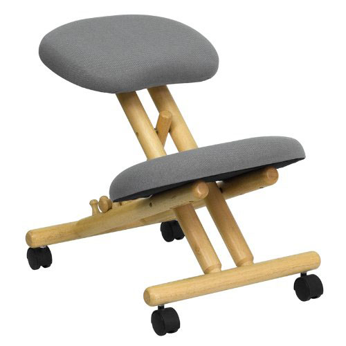 Flash Furniture Adjustable Wooden Knee Stool